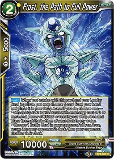Frost the Path to Full Power BT7-087 Assault of the Saiyans Dragonball Super card
