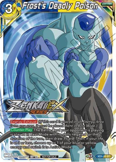 Frosts Deadly Poison Event Pack 14 XD1-10 Promotion Cards Dragonball Super card