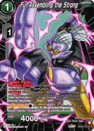 Fu Assembling the Strong BT20-116 Power Absorbed Dragonball Super card
