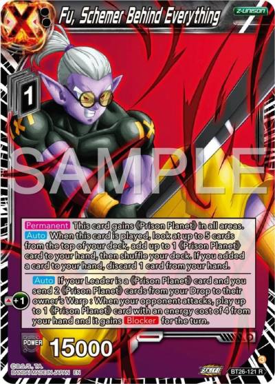 Fu Schemer Behind Everything BT26-121 Ultimate Advent Dragonball Super card
