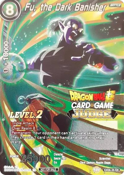 Fu the Dark Banisher Level 2 EX06-35 Judge Promotion Cards Dragonball Super card