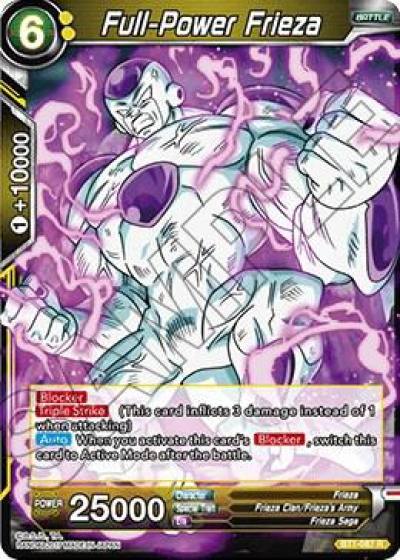 Full Power Frieza Shatterfoil BT1-087 Draft Box 04 - Dragon Brawl Dragonball Super card