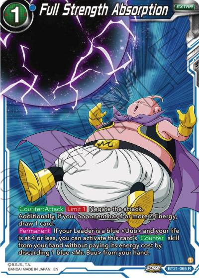 Full Strength Absorption BT21-065 Wild Resurgence Dragonball Super card