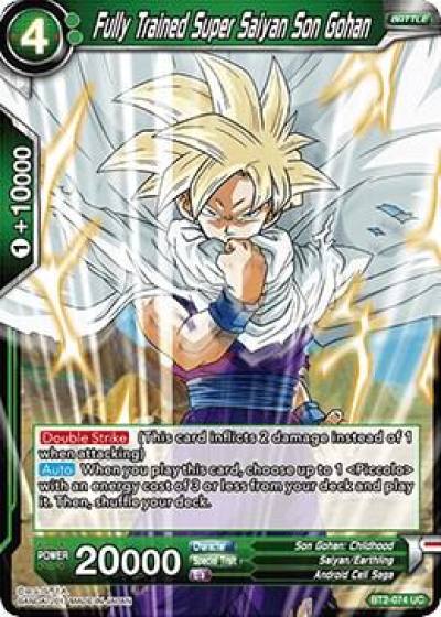 Fully Trained Super Saiyan Son Gohan BT2-074 Union Force Dragonball Super card