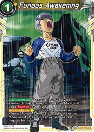 Furious Awakening BT13-117 Supreme Rivalry Dragonball Super card