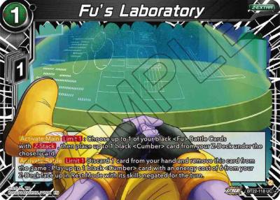 Fus Laboratory Foil BT22-118 Critical Blow Dragonball Super card