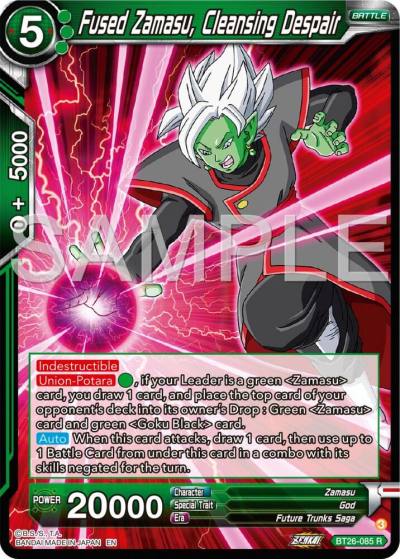 Fused Zamasu Cleansing Despair BT26-085 Ultimate Advent Dragonball Super card