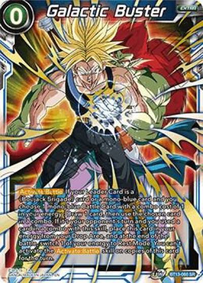 Galactic Buster BT13-060 Supreme Rivalry Dragonball Super card