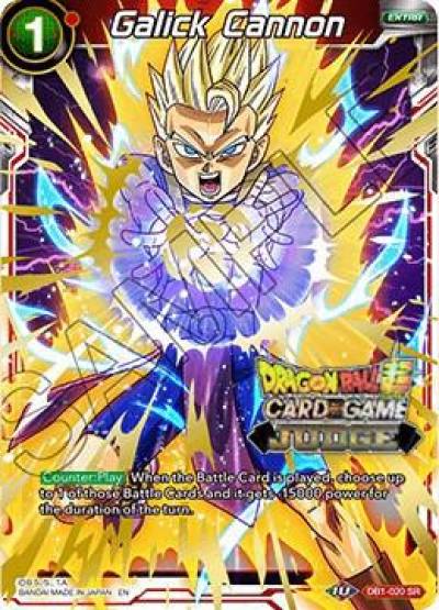 Galick Cannon DB1-020 Judge Promotion Cards Dragonball Super card