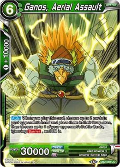 Ganos Aerial Assault Foil DB2-089 Draft Box 05 - Divine Multiverse Dragonball Super card