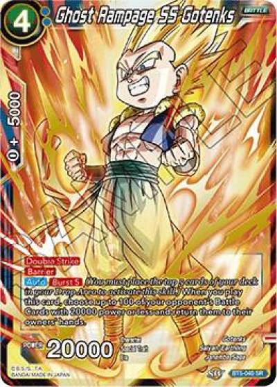 Ghost Rampage SS Gotenks BT5-040 Miraculous Revival Dragonball Super card