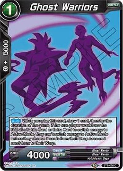 Ghost Warriors BT8-098 Malicious Machinations Dragonball Super card