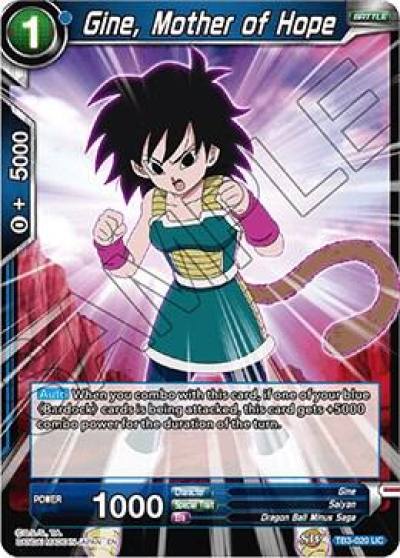 Gine Mother of Hope TB3-020 Clash of Fates Dragonball Super card