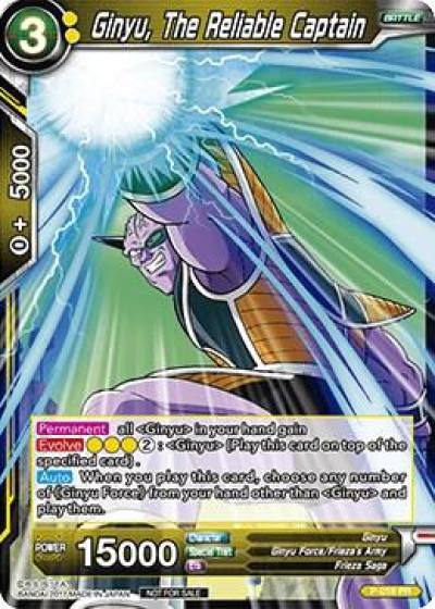 Ginyu The Reliable Captain Non Foil Version P-019 Promotion Cards Dragonball Super card