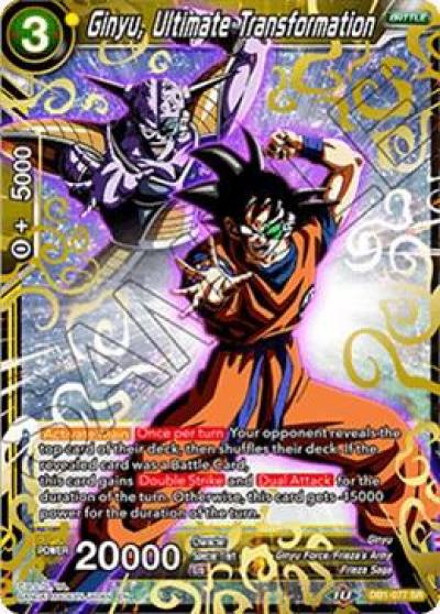 Ginyu Ultimate Transformation DB1-077 Draft Box 04 - Dragon Brawl Dragonball Super card