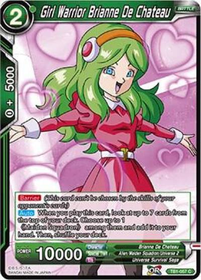 Girl Warrior Brianne De Chateau TB1-057 Tournament of Power Dragonball Super card