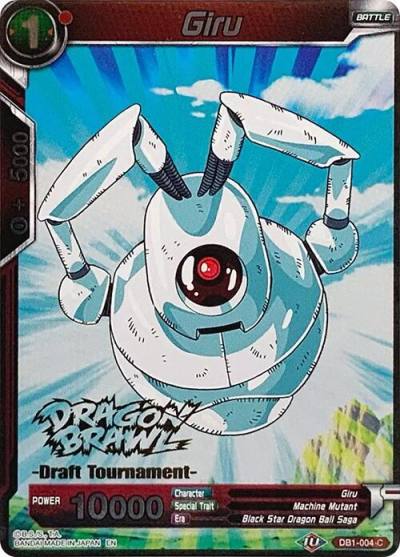 Giru Dragon Brawl Draft Tournament Gold Stamped DB1-004 Promotion Cards Dragonball Super card
