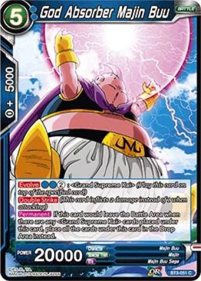 God Absorber Majin Buu BT3-051 Cross Worlds Dragonball Super card