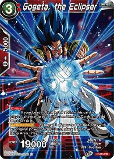 Gogeta the Eclipser P-245 Promotion Cards Dragonball Super card