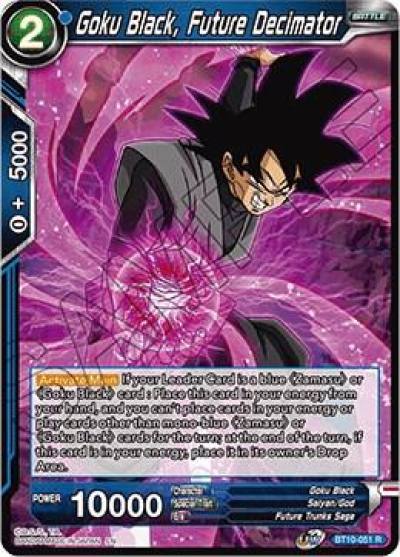 Goku Black Future Decimator Foil BT10-051 Rise of the Unison Warrior Dragonball Super card