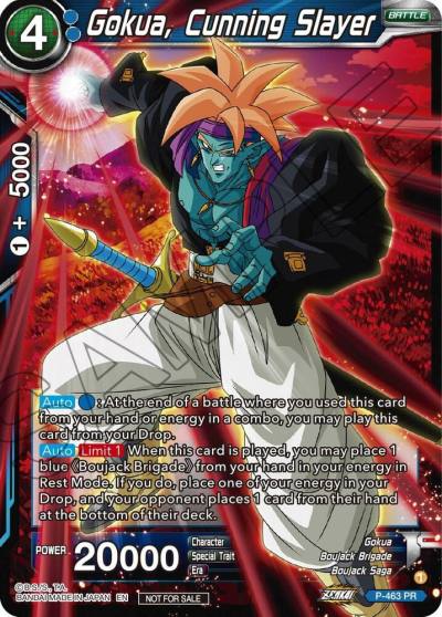 Gokua Cunning Slayer Z03 Dash Pack P-463 Promotion Cards Dragonball Super card