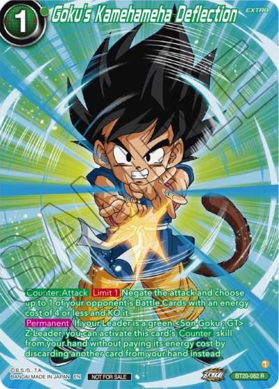 Gokus Kamehameha Deflection Premium Alt Art Card Set 2024 Vol1 BT20-082 Promotion Cards Dragonball Super card