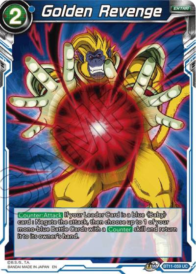 Golden Revenge BT11-059 Vermilion Bloodline Dragonball Super card
