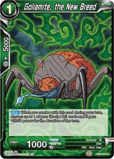 Goliamite the New Breed BT6-070 Destroyer Kings Dragonball Super card
