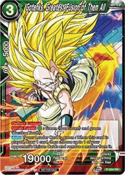 Gotenks Greatest Fusion of Them All P-254 Promotion Cards Dragonball Super card