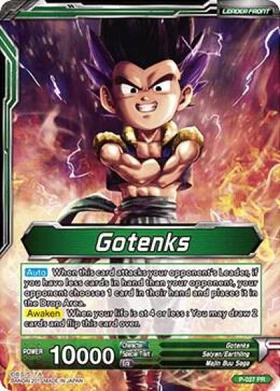 Gotenks Prodigious Strike Super Saiyan Gotenks P-027 Promotion Cards Dragonball Super card