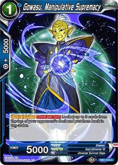 Gowasu Manipulative Supremacy DB2-058 Draft Box 05 - Divine Multiverse Dragonball Super card