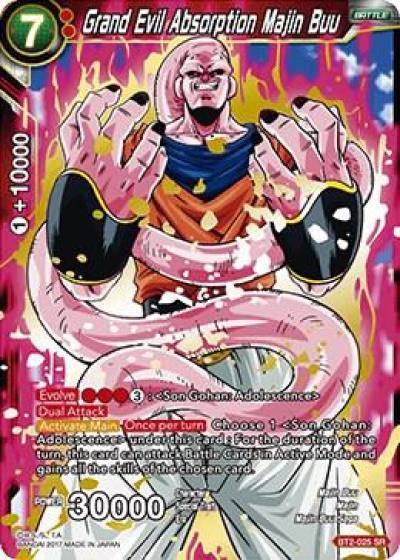 Grand Evil Absorption Majin Buu BT2-025 Union Force Dragonball Super card