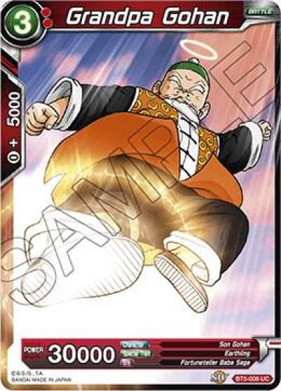 Grandpa Gohan BT5-006 Miraculous Revival Dragonball Super card