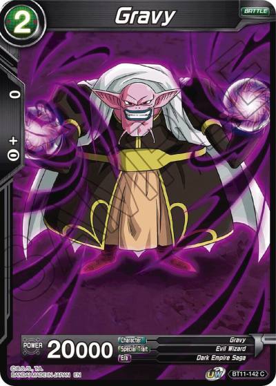 Gravy Foil BT11-142 Vermilion Bloodline Dragonball Super card