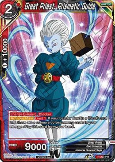 Great Priest Prismatic Guide Tournament Pack Vol 8 P-393 Tournament Promotion Cards Dragonball Super card