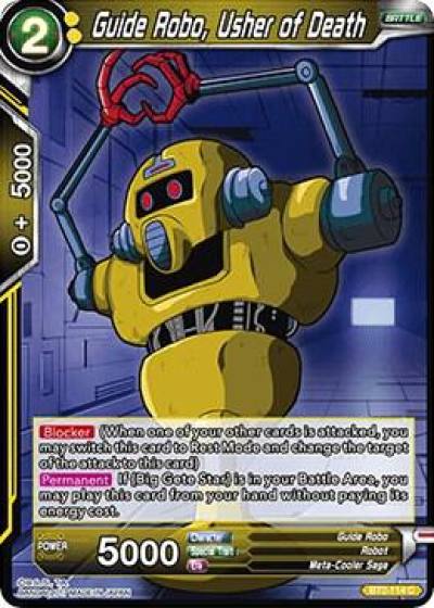 Guide Robo Usher of Death BT2-114 Union Force Dragonball Super card