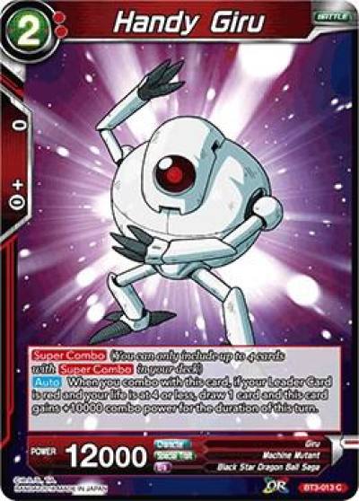 Handy Giru BT3-013 Cross Worlds Dragonball Super card