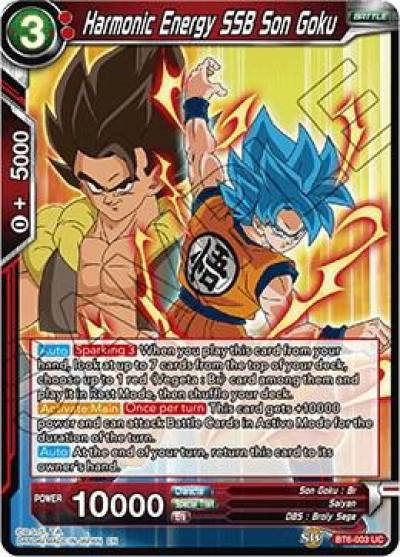 Harmonic Energy SSB Son Goku BT6-003 Destroyer Kings Dragonball Super card