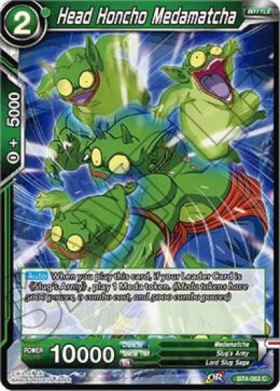 Head Honcho Medamatcha BT4-063 Colossal Warfare Dragonball Super card