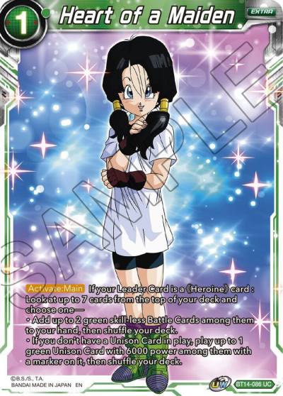 Heart of a Maiden BT14-086 Cross Spirits Dragonball Super card