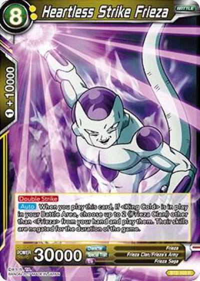 Heartless Strike Frieza BT2-103 Union Force Dragonball Super card