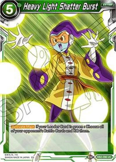 Heavy Light Shatter Burst DB2-096 Draft Box 05 - Divine Multiverse Dragonball Super card