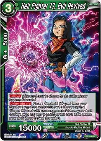 Hell Fighter 17 Evil Revived BT5-066 Miraculous Revival Dragonball Super card