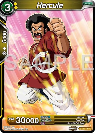 Hercule BT26-107 Ultimate Advent Dragonball Super card