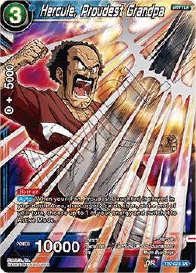 Hercule Proudest Grandpa TB2-029 World Martial Arts Tournament Dragonball Super card