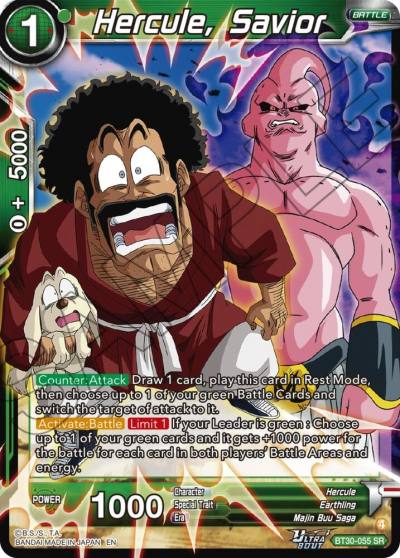 Hercule Savior BT30-055 Three Glorious Fighters Dragonball Super card