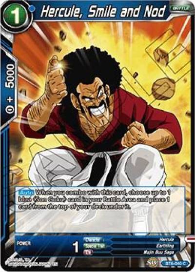 Hercule Smile and Nod BT6-040 Destroyer Kings Dragonball Super card