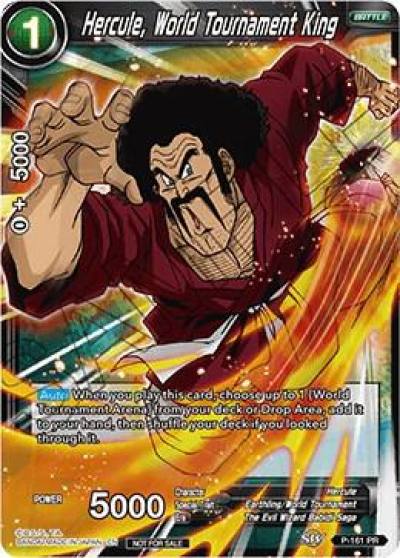 Hercule World Tournament King Power Booster P-161 Promotion Cards Dragonball Super card