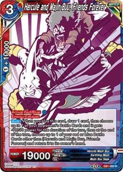 Hercule and Majin Buu Friends Forever Alternate Art DB1-092 Special Anniversary Set 2020 Dragonball Super card