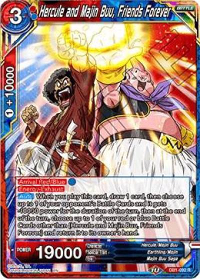 Hercule and Majin Buu Friends Forever DB1-092 Draft Box 04 - Dragon Brawl Dragonball Super card